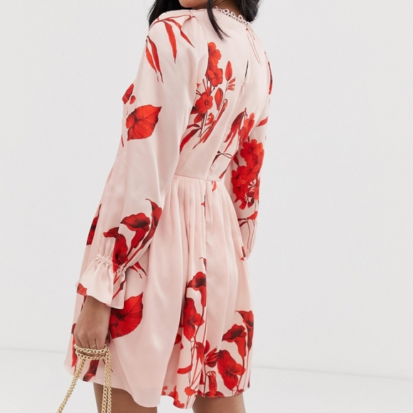 🍒NWOT🍒 TED BAKER FANTASIA MINI DRESS - Picture 2 of 8